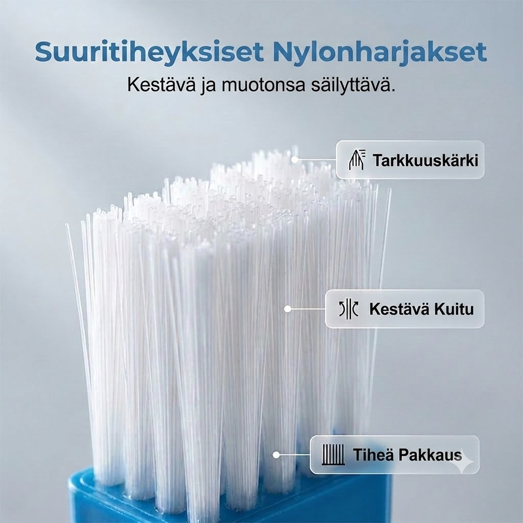 2-in-1 Puhdistusharja urille, raoille & saumoille – Tarkka ja vaivaton puhdistus – Ihanteellinen ikkunoille, kiskoille ja vaikeapääsyisiin kulmiin 🧹🏠