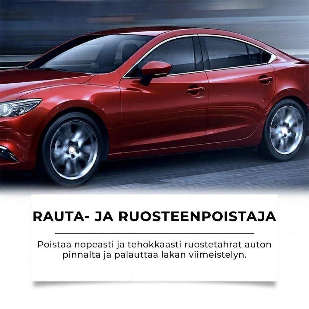 RustVæk™ | Ruosteenpoistospray autoille ja metallipinnoille
