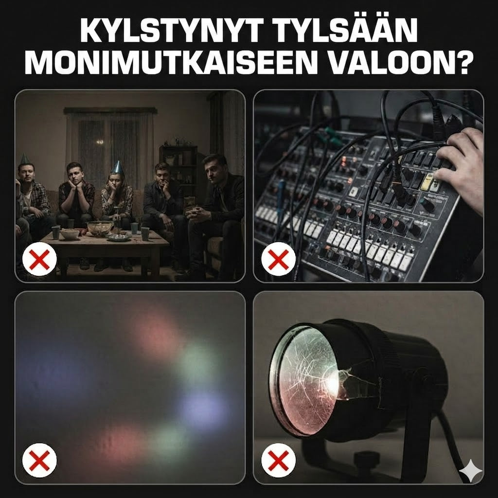 ✨ 60 % alennus – Rajoitetun ajan tarjous! ⏰ Monisäteinen LED-tunnelmavalaistus