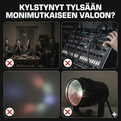 ✨ 60 % alennus – Rajoitetun ajan tarjous! ⏰ Monisäteinen LED-tunnelmavalaistus
