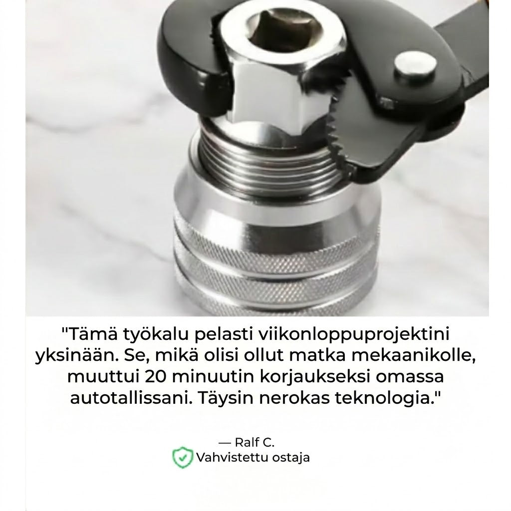 Yleisavain™ Yksi avain, joka sopii kaikkiin kokoihin, jopa kuluneisiin pultteihin