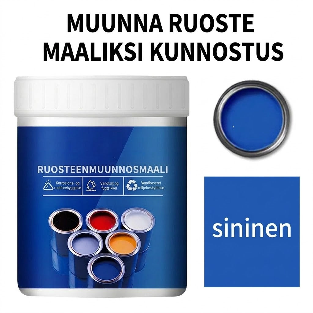 🔥 Vesiohenteinen ja ruosteenestoinen teollisuusmaali metallille – Saatavilla useissa väreissä