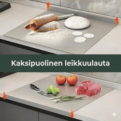 ChefBræt™ | Ammattimainen leikkuulauta ruostumattomasta teräksestä – PFAS-vapaa