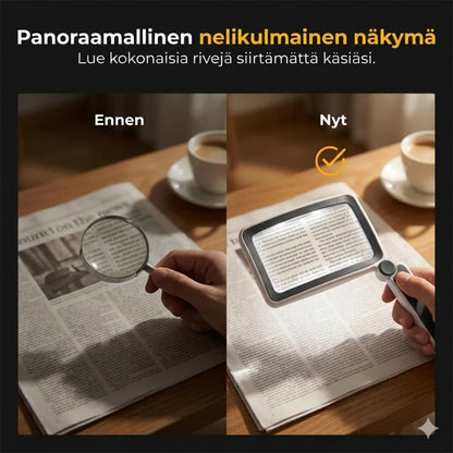 Suurennuslasi valolla