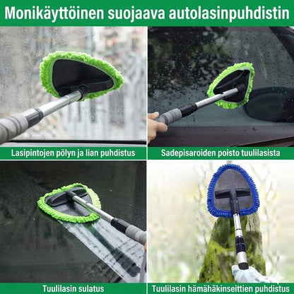 Tuulilasin puhdistustyökalusarja jatkovarrella