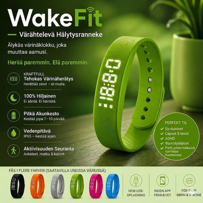 WakeFit – Värisevä herätysranneke | Älykäs värinäherätyskello, joka muuttaa aamusi