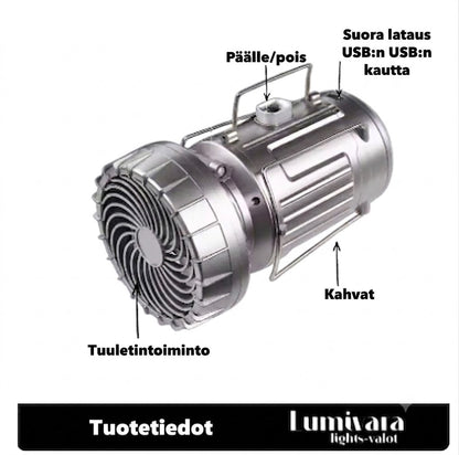 CAMPILUX™ | Kannettava ulkovalo