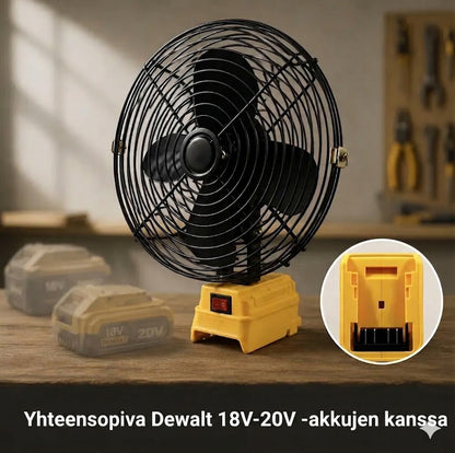 VoltAir Pro: Työkalun akulla toimiva kannettava tuuletin