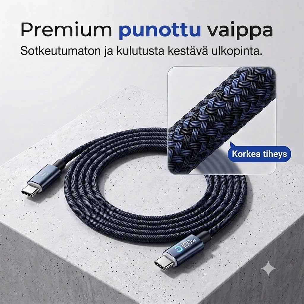 Pikalatauskaapeli Type-C – Type-C