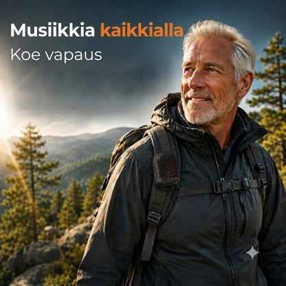 Kannettava bluetooth-kaiutin magneettikiinnikkeellä