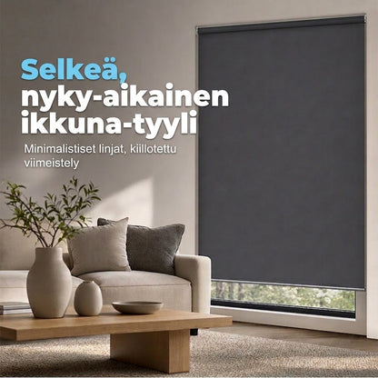 🪟 Moottoroitu pimennysrullaverho kaukosäätimellä – PVC – Leveys 47–240 cm – Johdollinen tai akkukäyttöinen moottori – Makuuhuoneeseen, toimistoon ja parvekkeelle 🏠