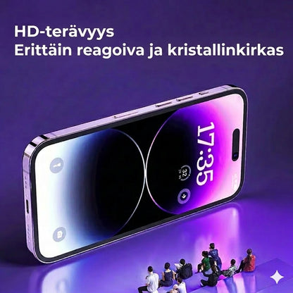 iPhone Suojasarja – Pölytön Näytönsuoja Karkaistusta Lasista