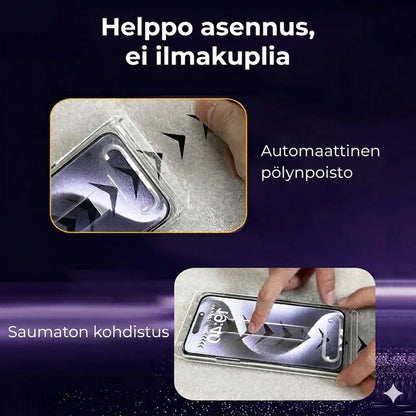 iPhone Suojasarja – Pölytön Näytönsuoja Karkaistusta Lasista
