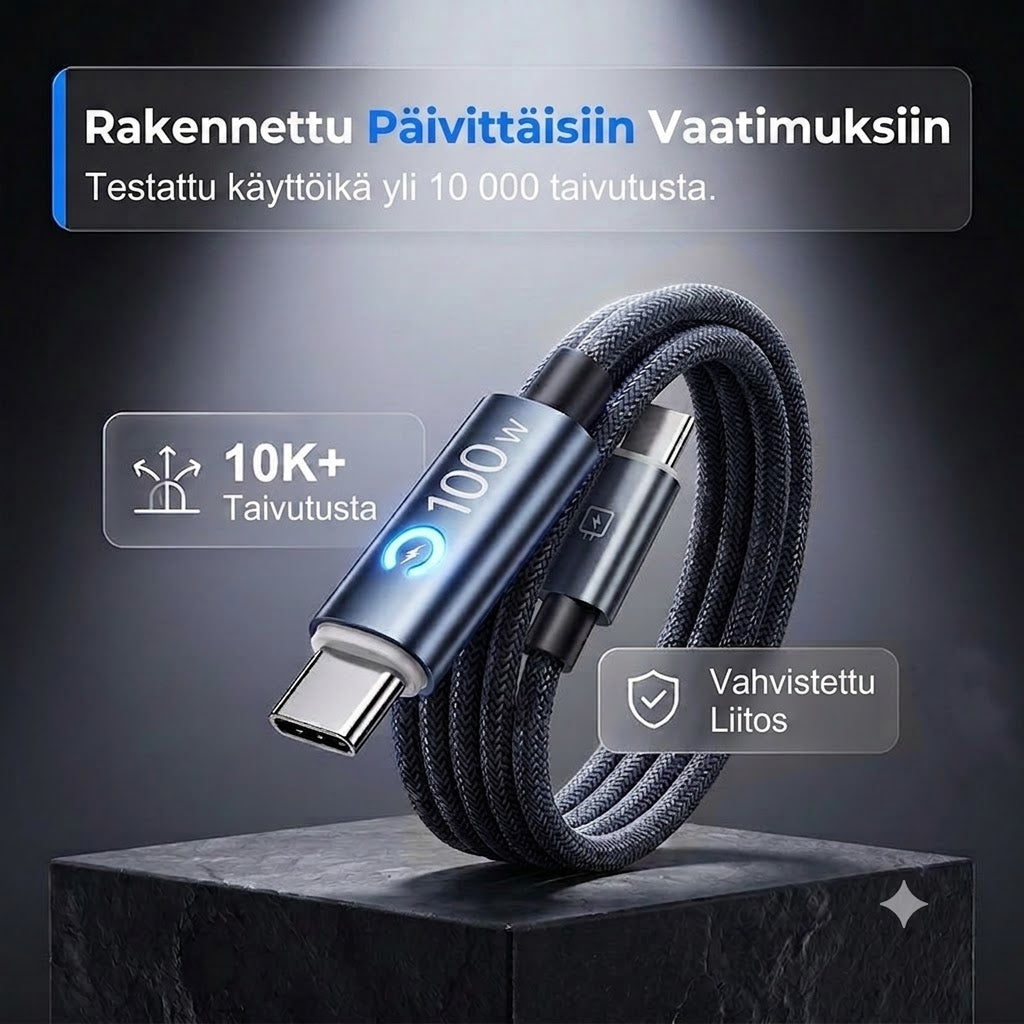 Pikalatauskaapeli Type-C – Type-C