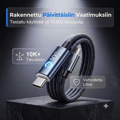 Pikalatauskaapeli Type-C – Type-C