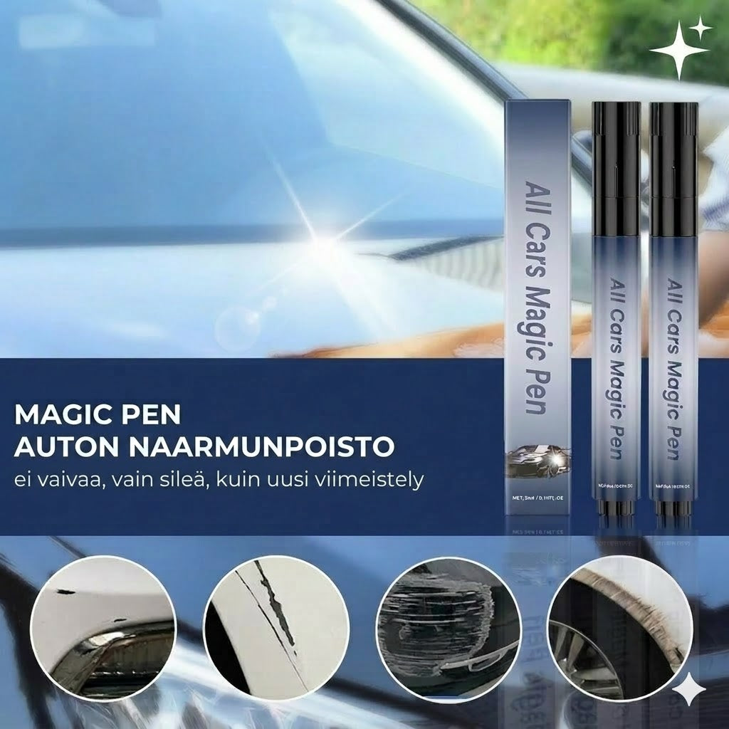 Naarmunpoistokynä autolle – Universaali Magic Pen