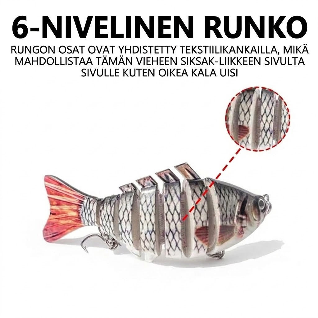 🐟 Moniosainen bioninen uiva kalastusviehe – Realistinen liike, houkutteleva muotoilu & ihanteellinen suurten kalojen nappaamiseen 🌊