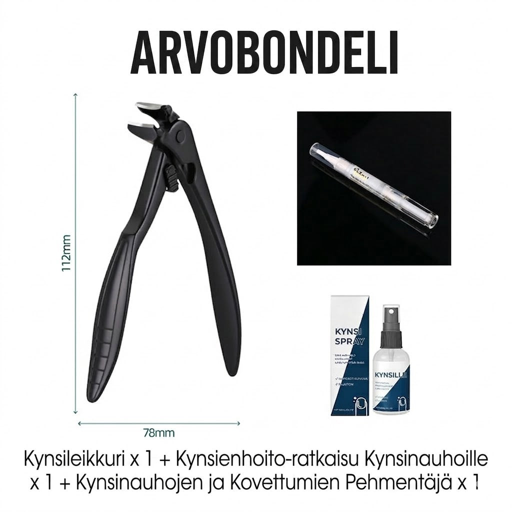 ✂️ Roiskesuojattu kynsisakset ruostumattomasta teräksestä – laaja aukko ja turvallinen säilytys!