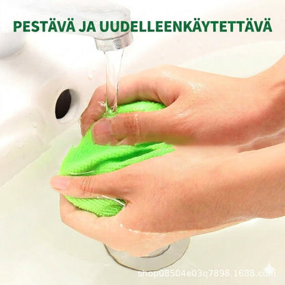 Tuulilasin puhdistustyökalusarja jatkovarrella