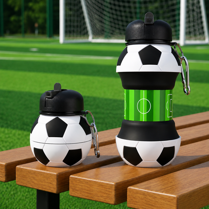 FlexBall™ | Kokoonmenevä silikoninen urheilupullo (pallomuotoilu)