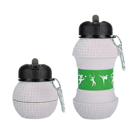 FlexBall™ | Kokoonmenevä silikoninen urheilupullo (pallomuotoilu)