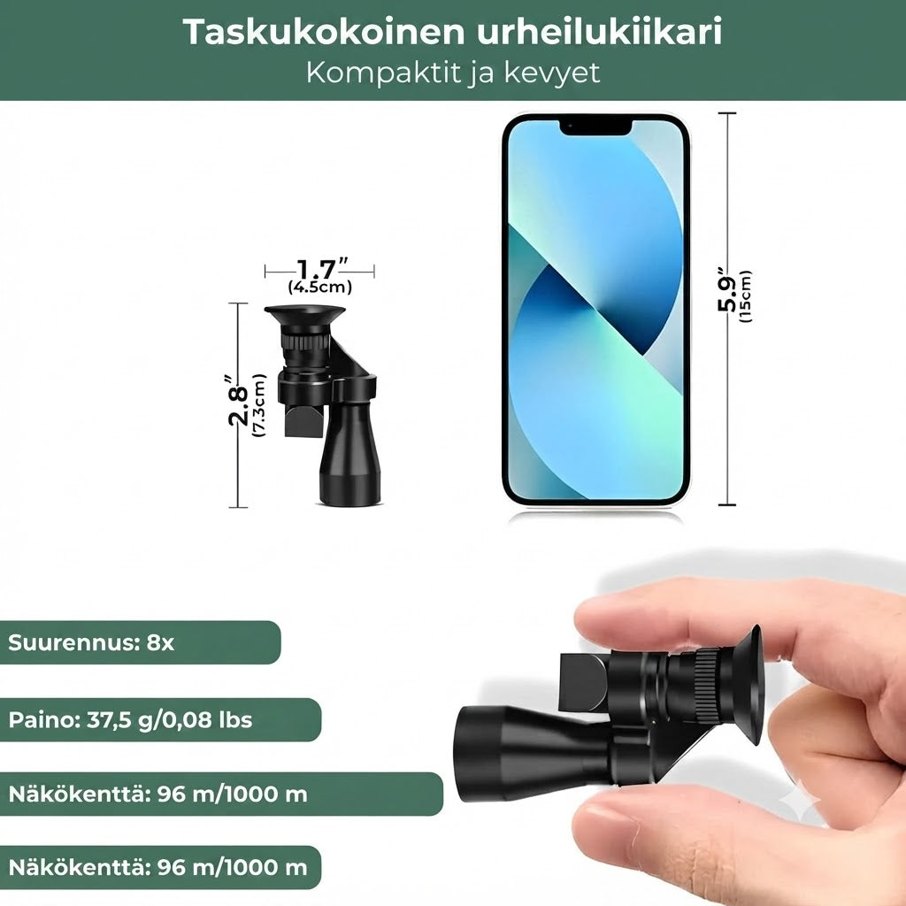 Kannettava HD-minikaukoputki