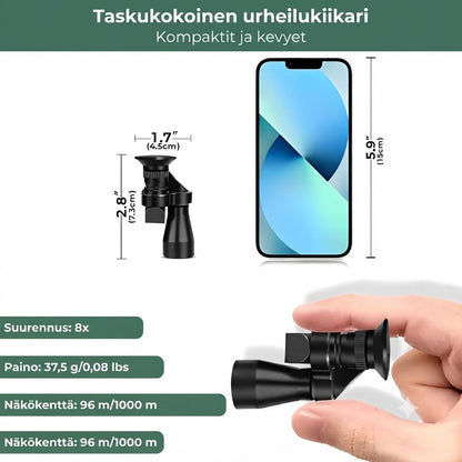 Kannettava HD-minikaukoputki