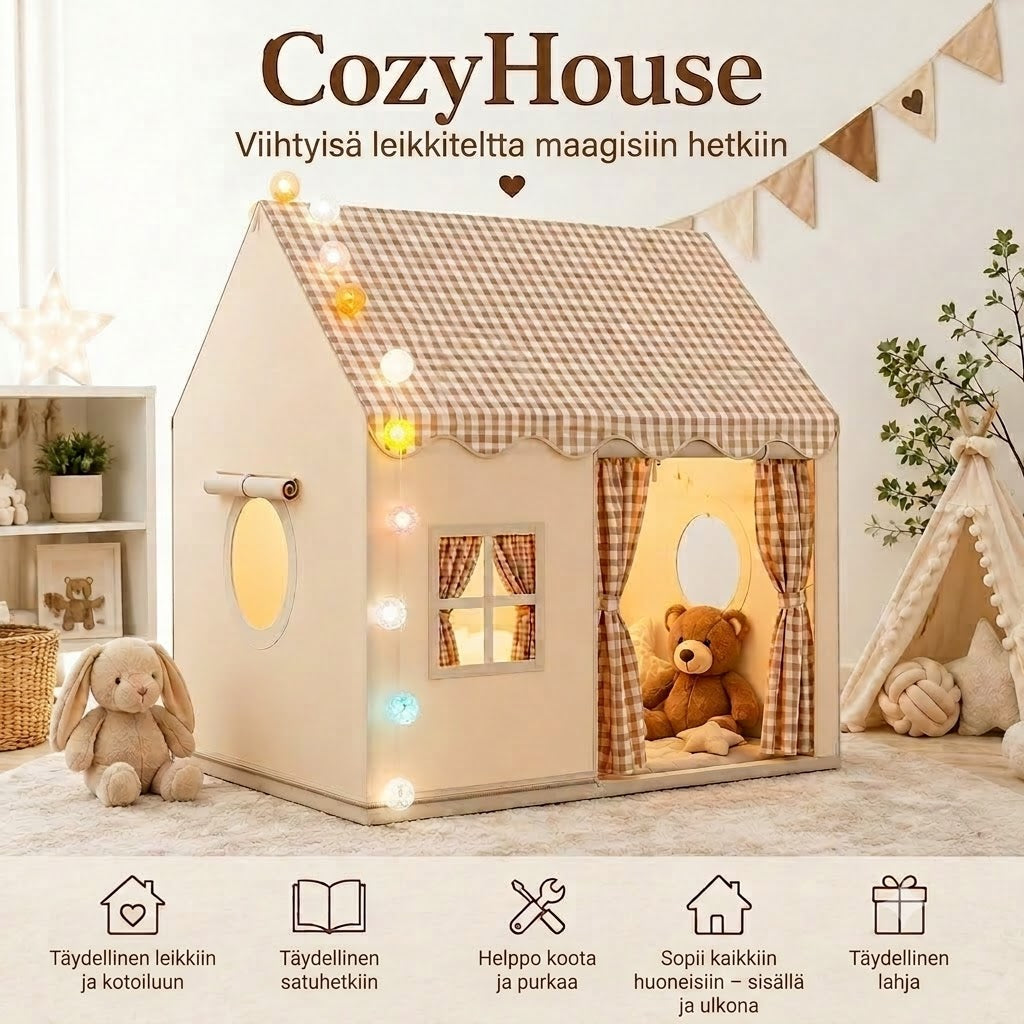 CozyHouse – mysigt lektält för barn