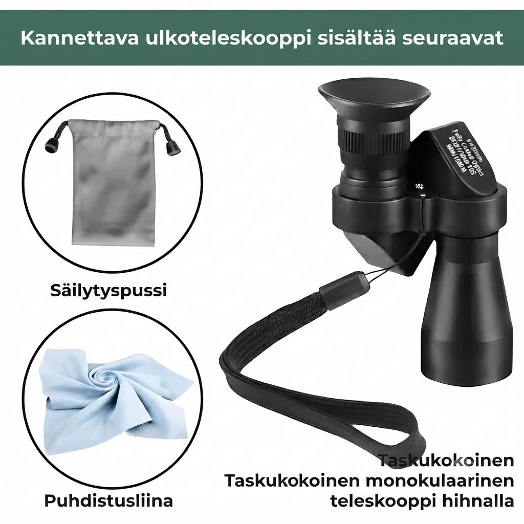 Kannettava HD-minikaukoputki