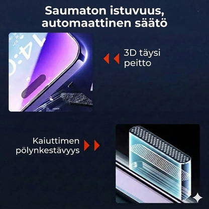 iPhone Suojasarja – Pölytön Näytönsuoja Karkaistusta Lasista