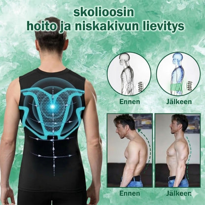 RankVest™ Kompressioliivi miehille – parempi ryhti ja hoikempi siluetti