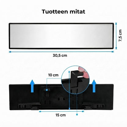 Panoraamataustapeili klipsikiinnityksellä