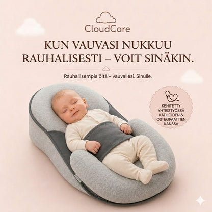 CloudCare™ Ergonominen vauvan tyyny kaltevuudella