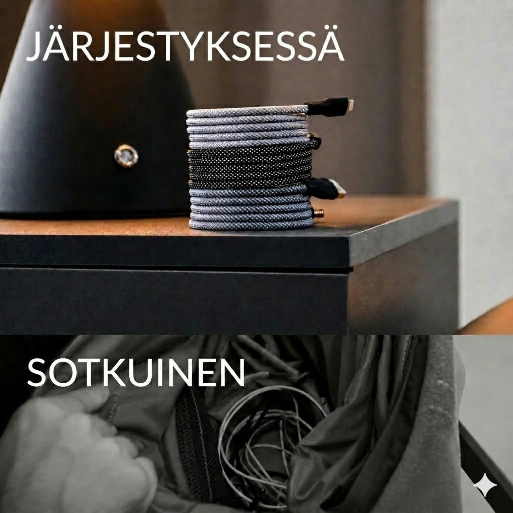 MagCable | Magneettinen sotkeutumaton kaapeli