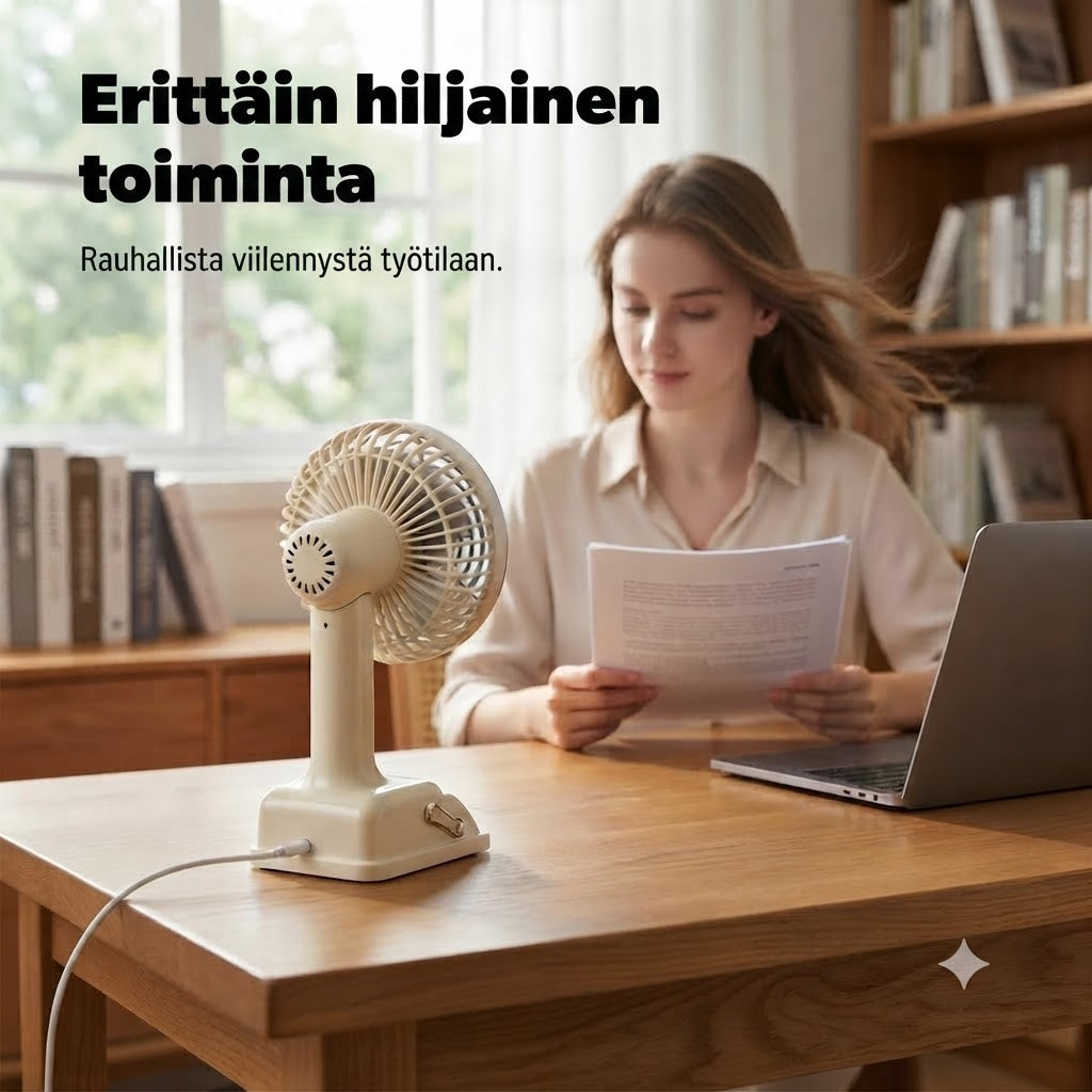 Kannettava Pöytätuuletin