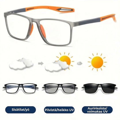 👓 Kaksiteholasit aurinko- ja sinivalosuojalla (UV)