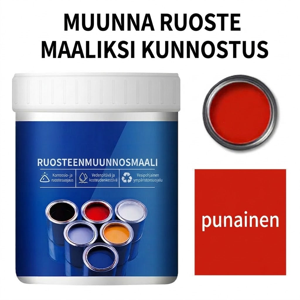 🔥 Vesiohenteinen ja ruosteenestoinen teollisuusmaali metallille – Saatavilla useissa väreissä