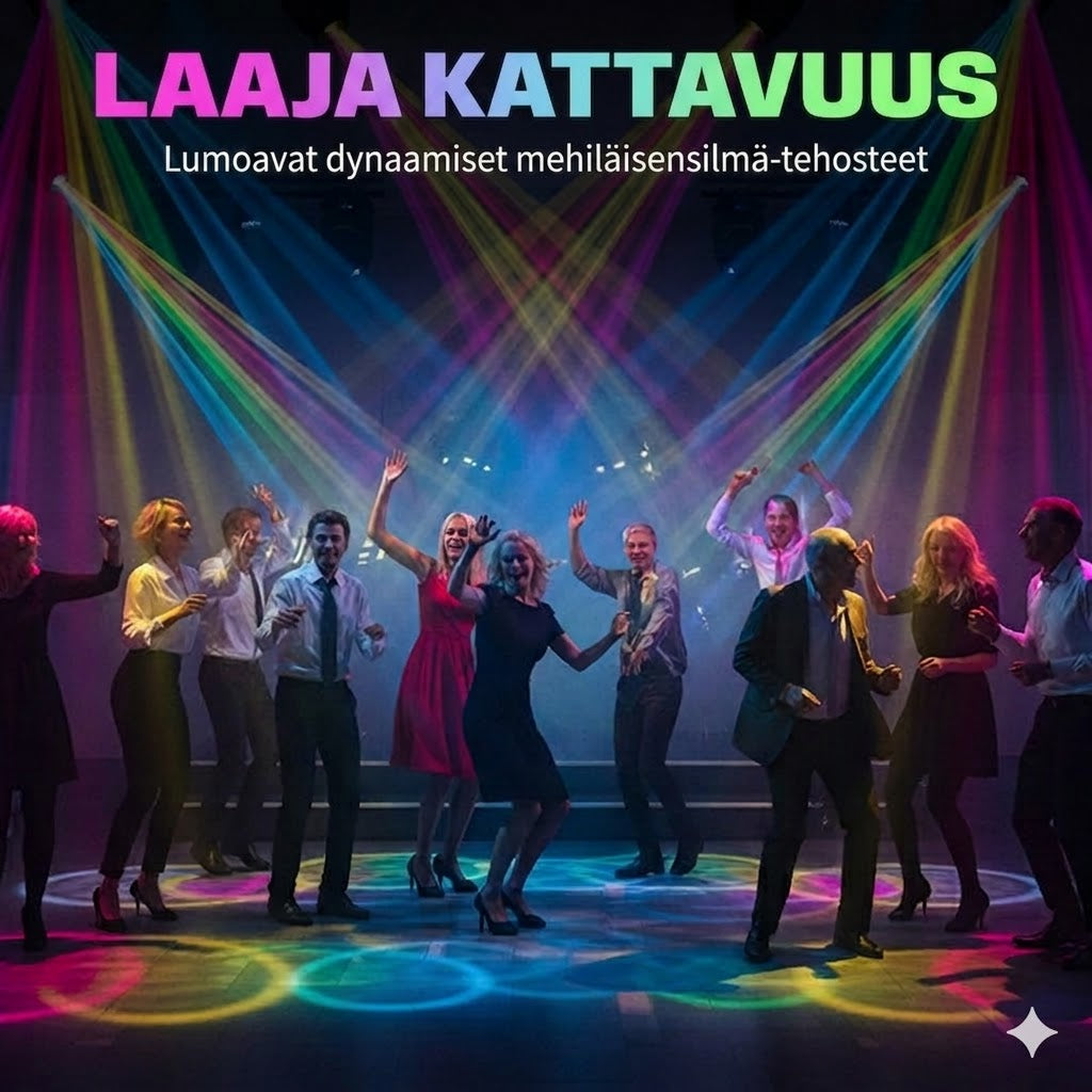 ✨ 60 % alennus – Rajoitetun ajan tarjous! ⏰ Monisäteinen LED-tunnelmavalaistus