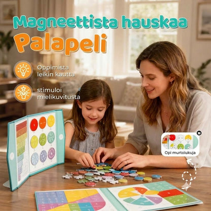 💖 Magneettinen murtoluku-palapelikirja lapsille