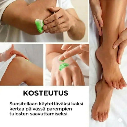 Kosteuttava jalkavoide tea tree -öljyllä ja aloe veralla