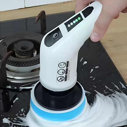 SpinClean – Sähköinen siivousharja 9 vaihtopäällä ja jatkovarrella