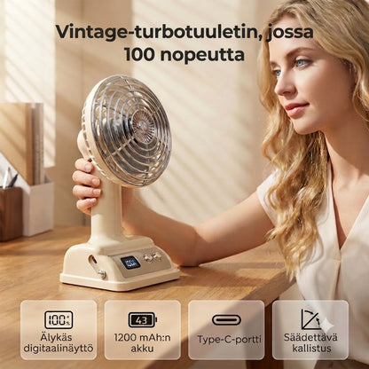 Kannettava Pöytätuuletin