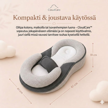 CloudCare™ Ergonominen vauvan tyyny kaltevuudella