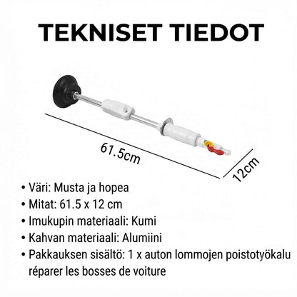 Lommonoikaisija imukuppi auton korille – Lommojen korjaustyökalu