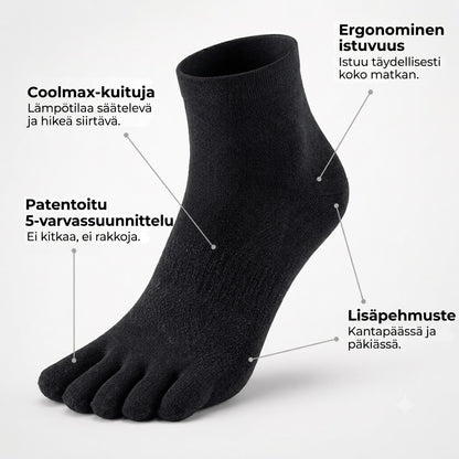 Vaellussukka™ | Kuivat jalat, ei kitkaa, ei rakkoja