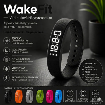 WakeFit – Värisevä herätysranneke | Älykäs värinäherätyskello, joka muuttaa aamusi