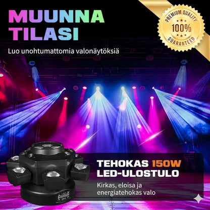 ✨ 60 % alennus – Rajoitetun ajan tarjous! ⏰ Monisäteinen LED-tunnelmavalaistus