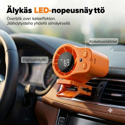 Handsfree henkilökohtainen tuuletin LED-näytöllä