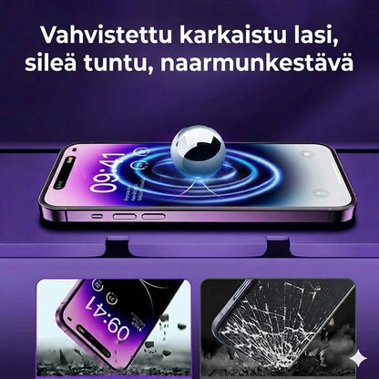 iPhone Suojasarja – Pölytön Näytönsuoja Karkaistusta Lasista