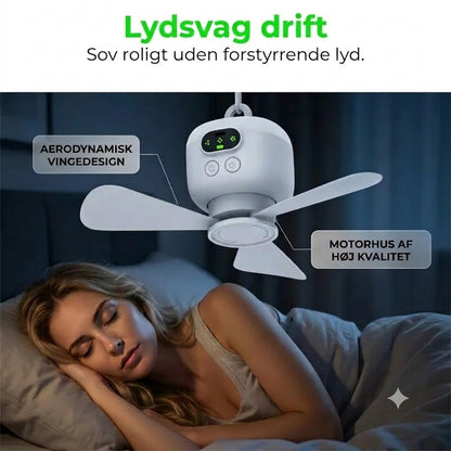 Ladattava tuuletin LED-valolla – viilennystä ja kirkasta valoa kaikkialle ✨